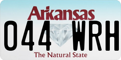 AR license plate 044WRH