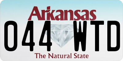AR license plate 044WTD