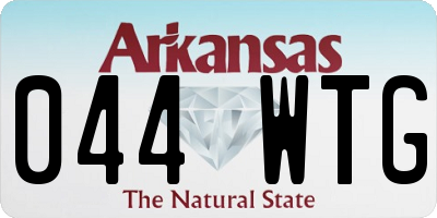 AR license plate 044WTG
