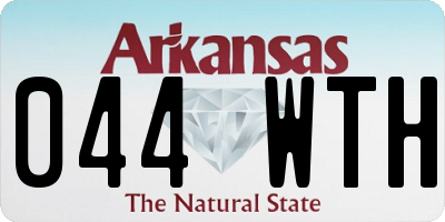 AR license plate 044WTH