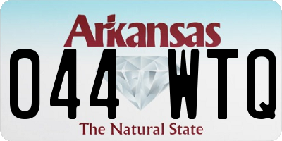 AR license plate 044WTQ