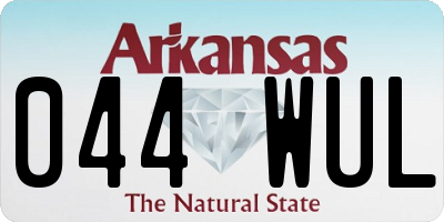 AR license plate 044WUL
