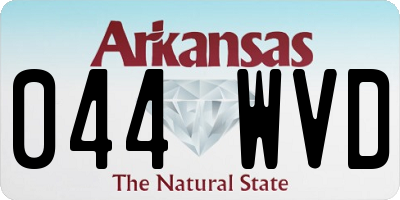 AR license plate 044WVD