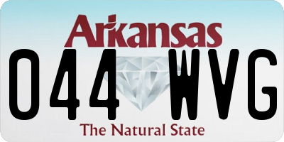AR license plate 044WVG