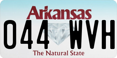 AR license plate 044WVH