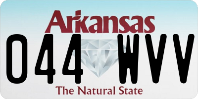 AR license plate 044WVV