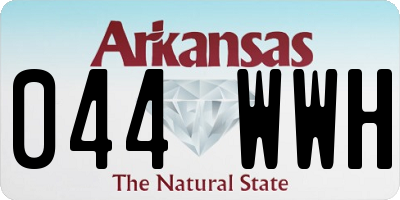 AR license plate 044WWH