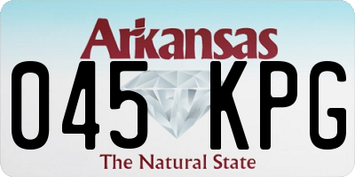 AR license plate 045KPG