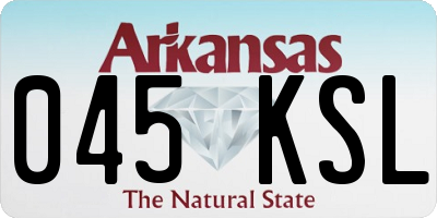 AR license plate 045KSL