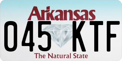 AR license plate 045KTF