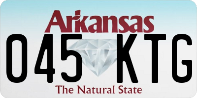 AR license plate 045KTG
