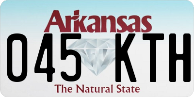 AR license plate 045KTH