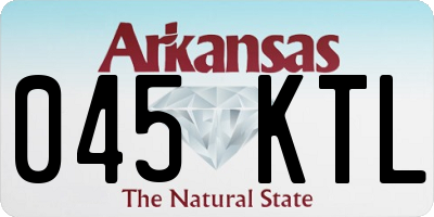 AR license plate 045KTL