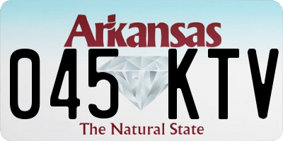 AR license plate 045KTV