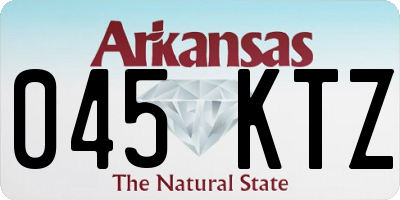 AR license plate 045KTZ