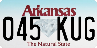 AR license plate 045KUG