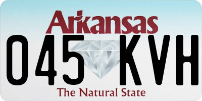 AR license plate 045KVH