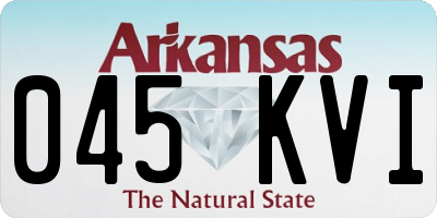AR license plate 045KVI