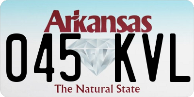 AR license plate 045KVL