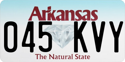 AR license plate 045KVY