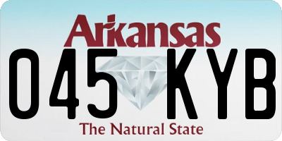 AR license plate 045KYB