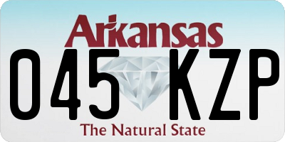 AR license plate 045KZP