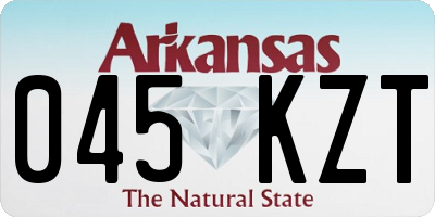 AR license plate 045KZT