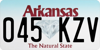 AR license plate 045KZV