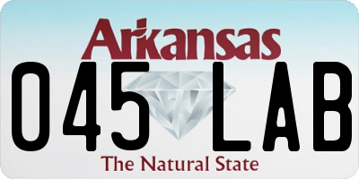 AR license plate 045LAB