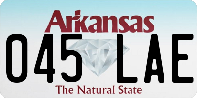 AR license plate 045LAE