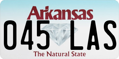 AR license plate 045LAS
