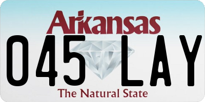 AR license plate 045LAY
