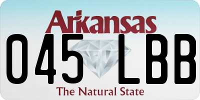 AR license plate 045LBB