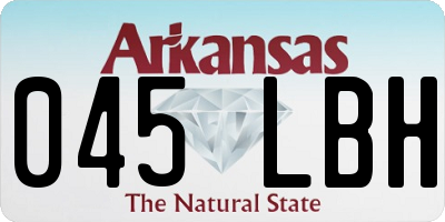 AR license plate 045LBH