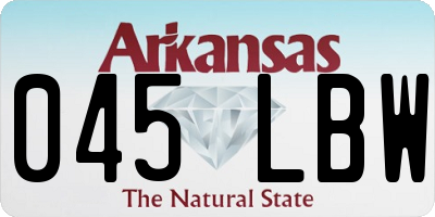 AR license plate 045LBW