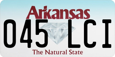 AR license plate 045LCI