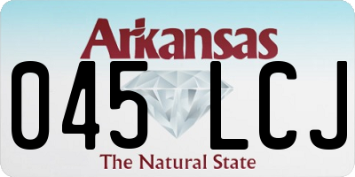 AR license plate 045LCJ