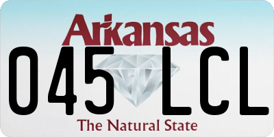 AR license plate 045LCL