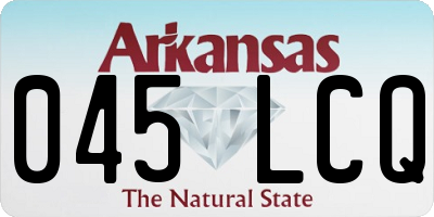 AR license plate 045LCQ
