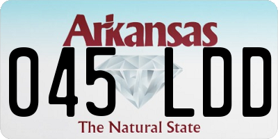 AR license plate 045LDD
