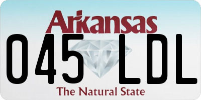 AR license plate 045LDL