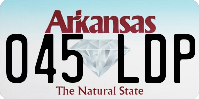 AR license plate 045LDP