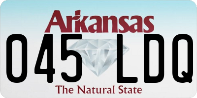 AR license plate 045LDQ