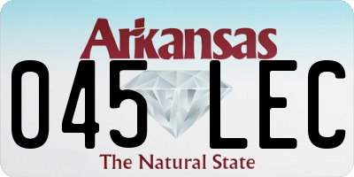 AR license plate 045LEC