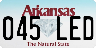 AR license plate 045LED