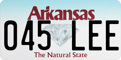 AR license plate 045LEE