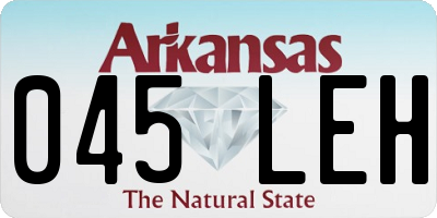 AR license plate 045LEH