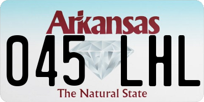 AR license plate 045LHL