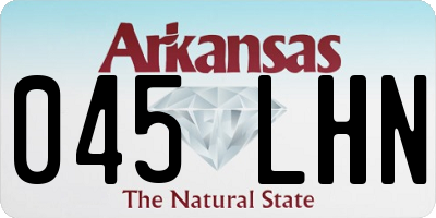 AR license plate 045LHN
