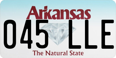AR license plate 045LLE